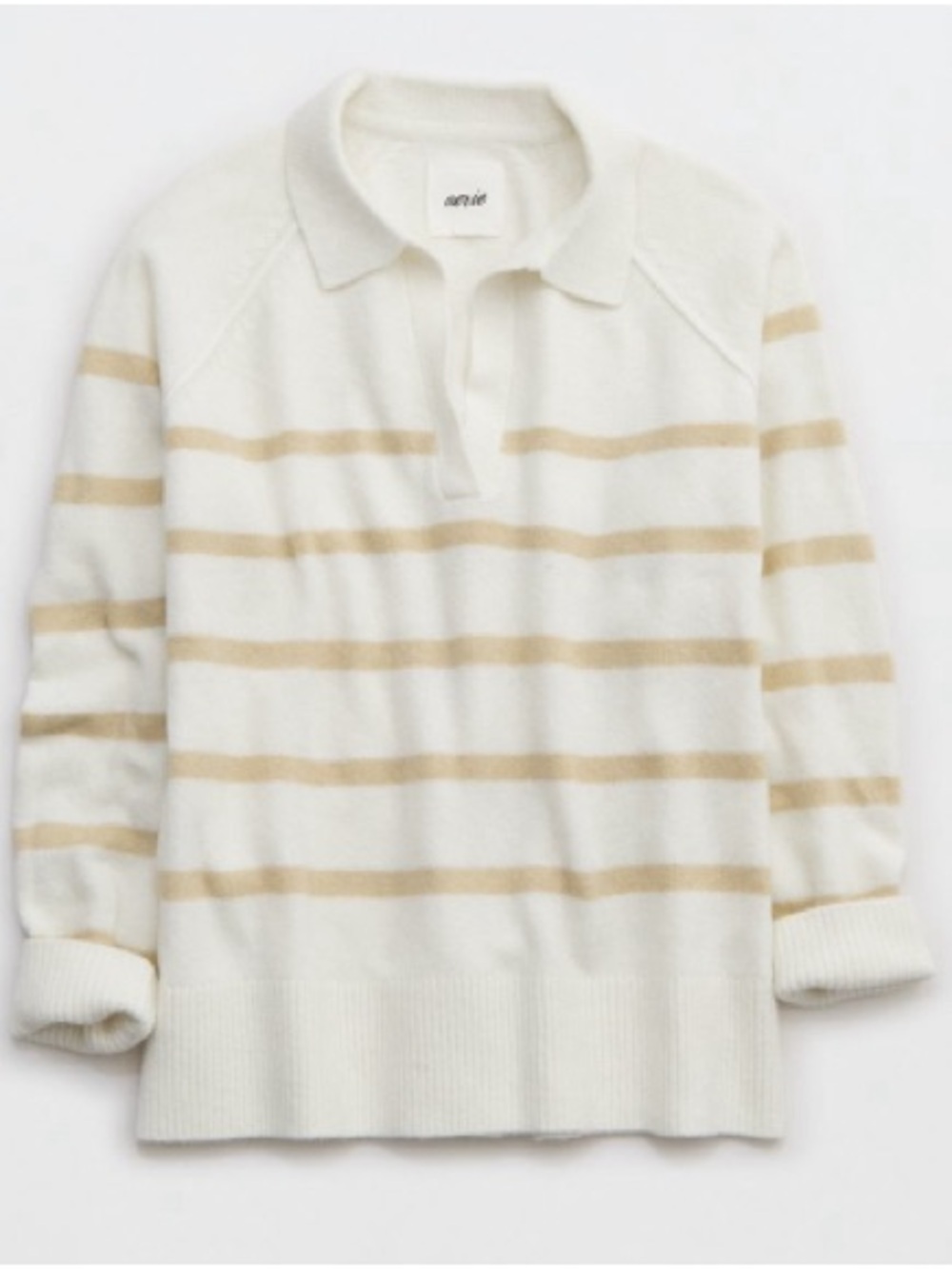 aerie unREAL Polo Sweater